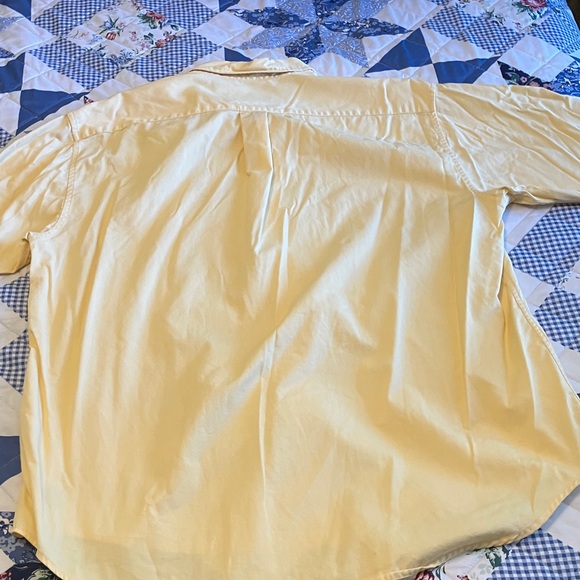 Alexander Julian Light Yellow Casual Button-Down Shirt - Picture 4 of 4